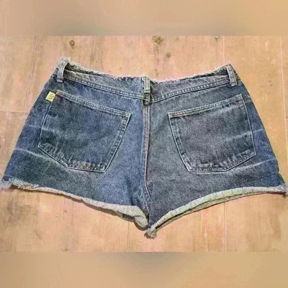 2000's Jean Shorts Original Threads Raw Hem Waist - Picture 6 of 13